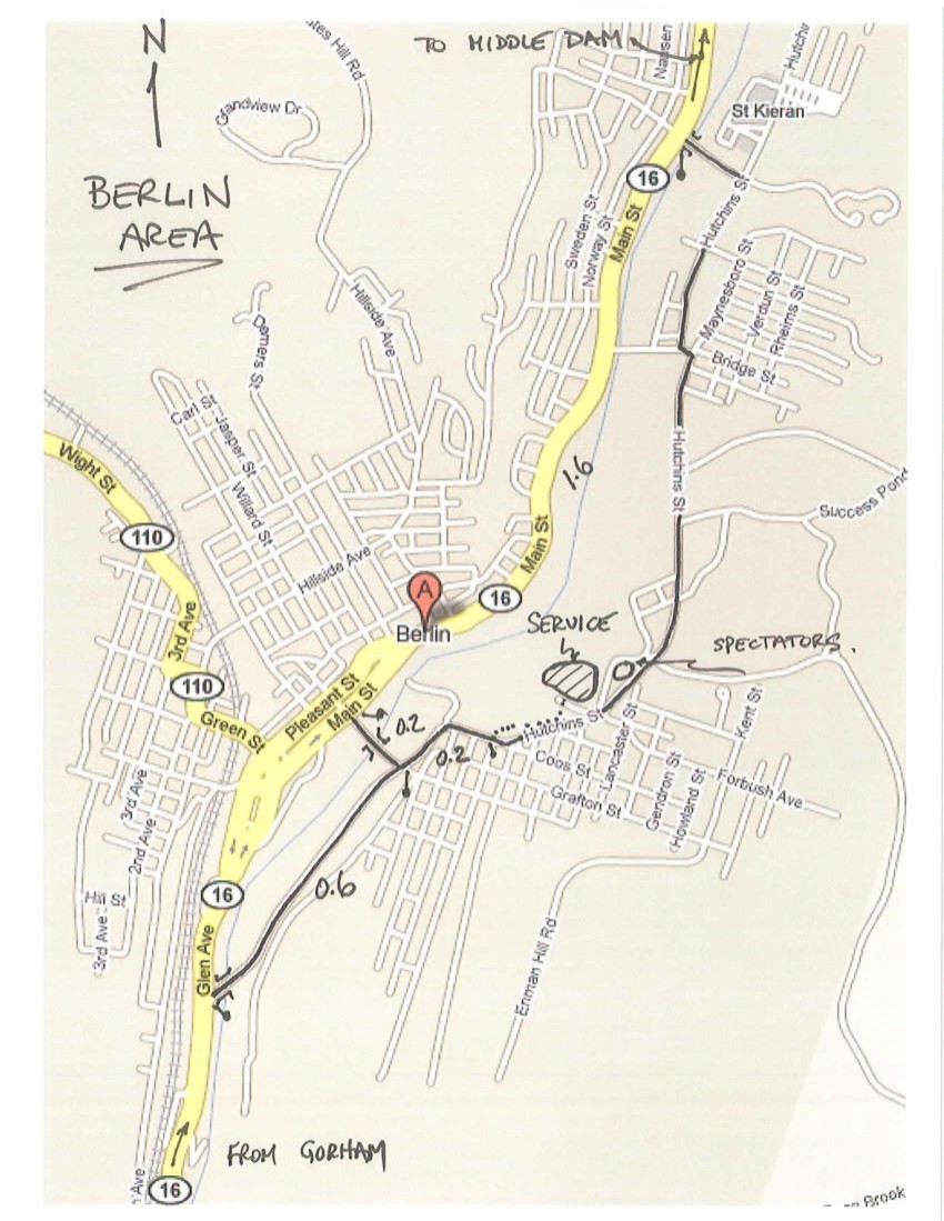 Map of Berlin, NH